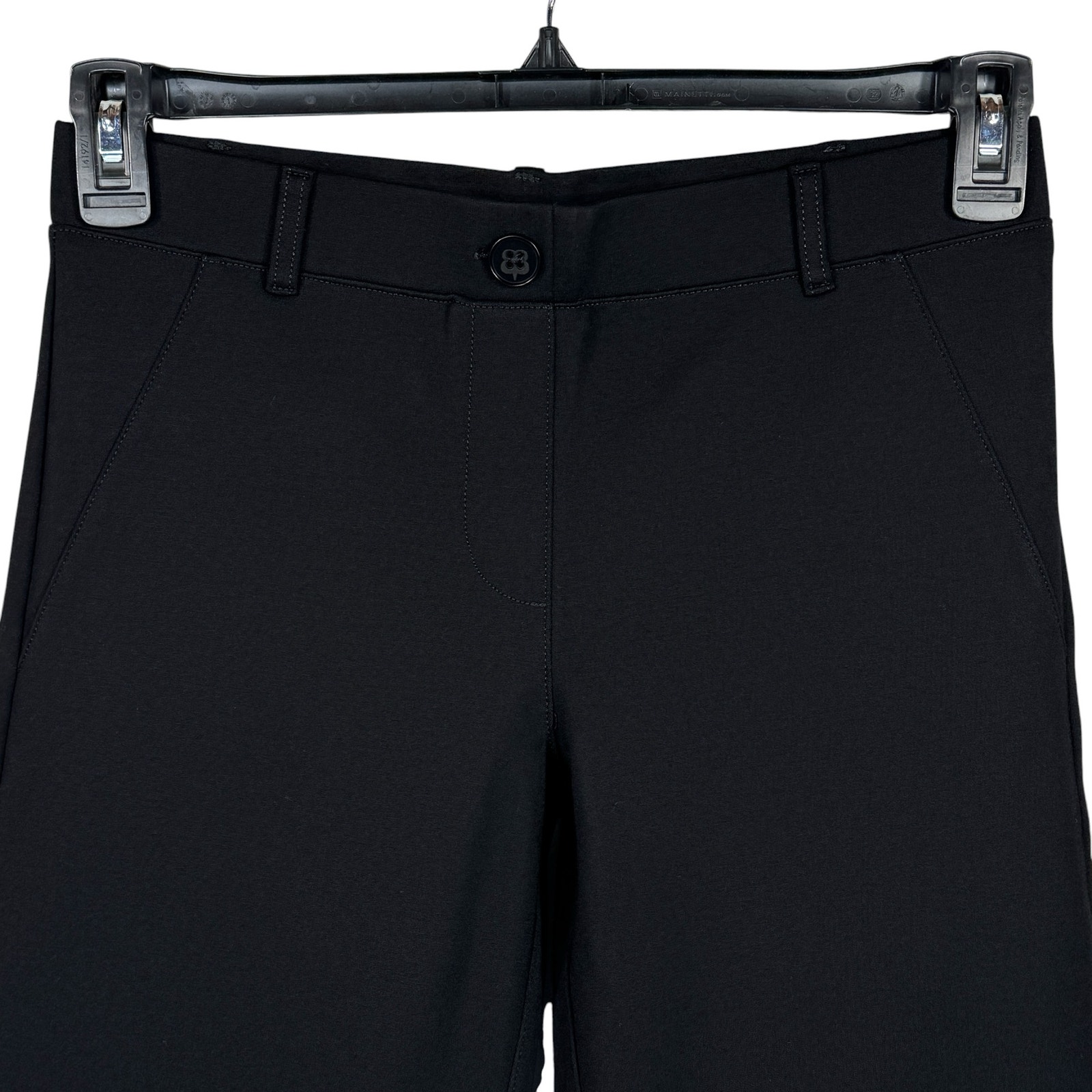 Betabrand Small Two-Pocket Straight Dress Pants Yoga Ponte Pull-On Mid-Rise New — image 2 of 6
